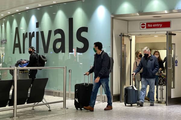 All travellers arriving in the UK must take a PCR test on or before day two (Photo: Getty Images)