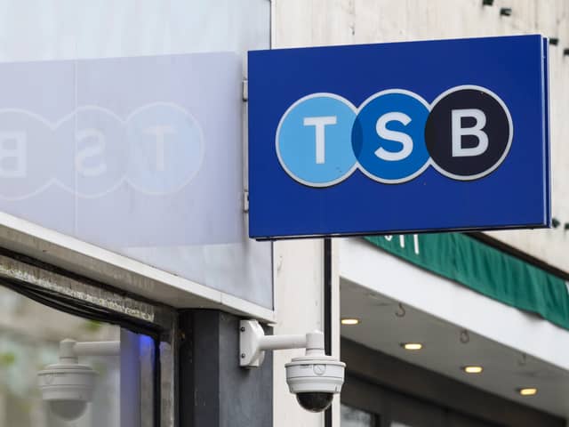 TSB said it will drop from 290 to 220 bank branches from next year 