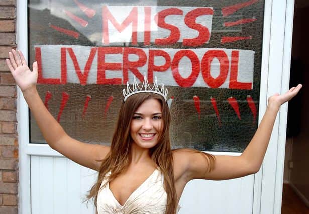 Christine won Miss Liverpool in 2007