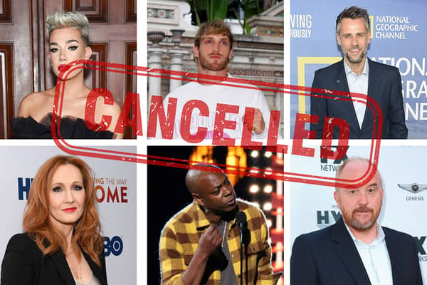 From JK Rowling to Dave Chappelle - a number of celebrities have been ‘cancelled’. (Picture: NationalWorld)