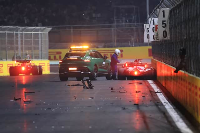 Schumacher crashes in first incident in Saudi Arabia