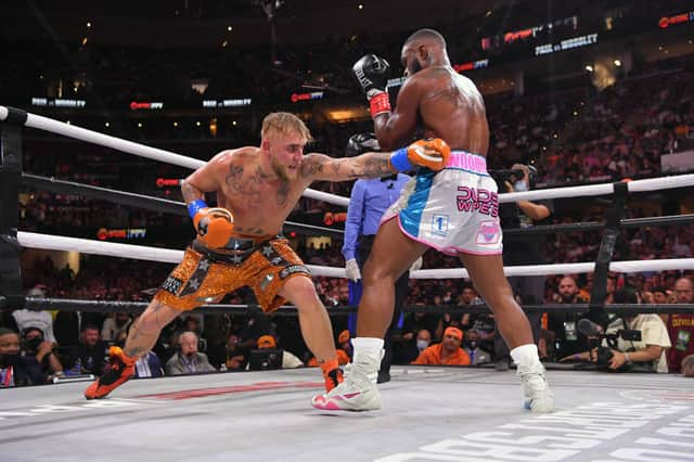Jake Paul and Tyron Woodley first fought earlier this year in August (Photo: Jason Miller/Getty Images)