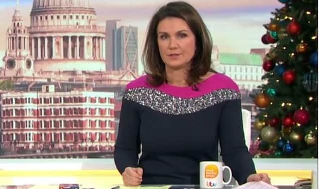 <p>GMB’s Susanna Reid announced the campaign, which runs throughout December (Picture: ITV)</p>