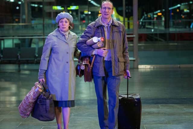 Olivia Coleman and David Thewlis as Susan and Christopher Edwards (Picture: Sky)