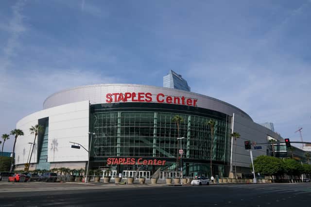 The Staples Center in Los Angeles will be officially known as the Crypto.com Arena from Christmas Day 2021. (Pic: Shutterstock)