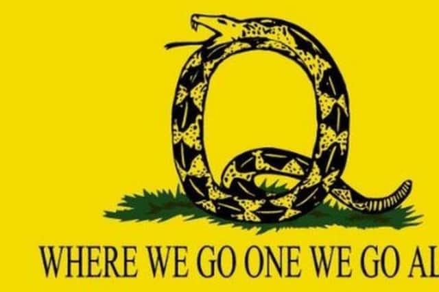 "Where we go one we go all", often abbreviated as "WWG1WGA!" is one of the most popular QAnon slogans