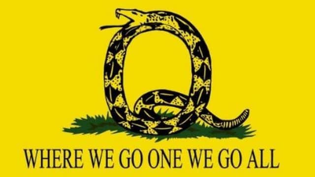 "Where we go one we go all", often abbreviated as "WWG1WGA!" is one of the most popular QAnon slogans