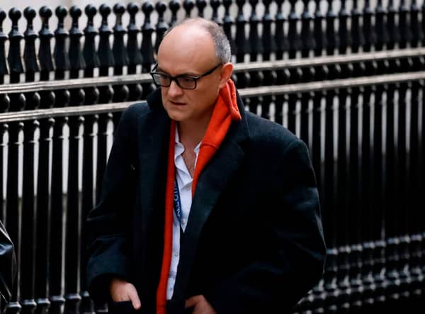 British Prime Minister Boris Johnson’s chief adviser Dominic Cummings pictured outside Downing Street on 13 November 2020. (Pic: Getty)