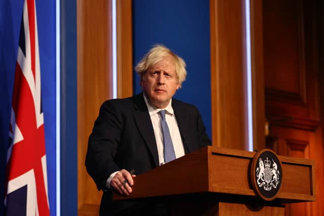 Newspapers have lambasted Boris Johnson for his response to Downing Street Christmas party claims (image: Getty Images)