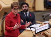 Scotland’s First Minister Nicola Sturgeon is set to update MSPs and the public on Covid this week (image: Getty Images)