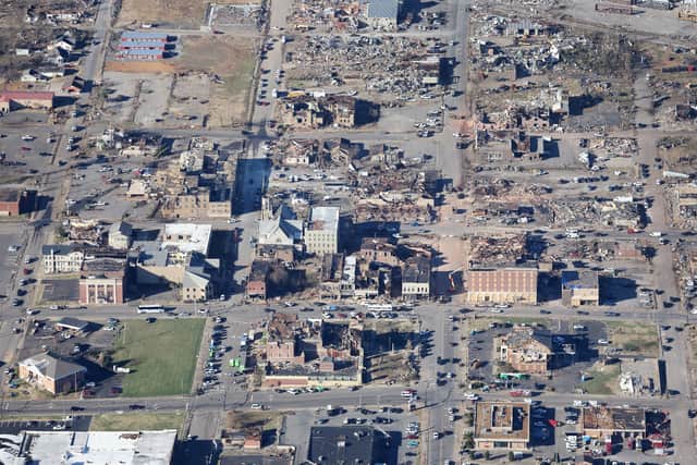 US tornadoes rip through towns. (Pic: Getty)