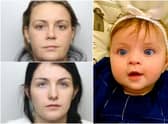 Star Hobson was murdered by her mum’s partner Savannah Brockhill (top left). Her mum Frankie Smith (bottom left) was convicted of causing or allowing her death.