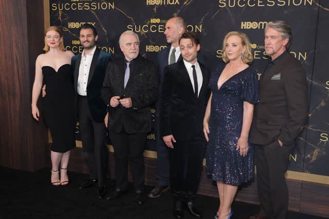 The cast of Succession attend the season 3 premiere in New York City. (Picture: Getty)
