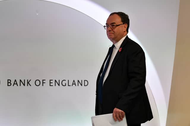Governor of the Bank of England Andrew Bailey. (Pic: Getty)