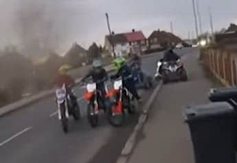 Six men who took part in two illegal motorbike ride outs across Leeds and Wakefield and showed off their dangerous exploits online have been sentenced at court.