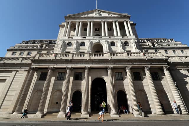 The Bank of England have risen interest rates to 0.25% to help combat soaring inflation. (Credit: PA)