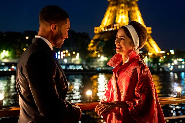 Lucien plays new love interest, expat and fellow French class attendee Alfie (Picture: Netflix)