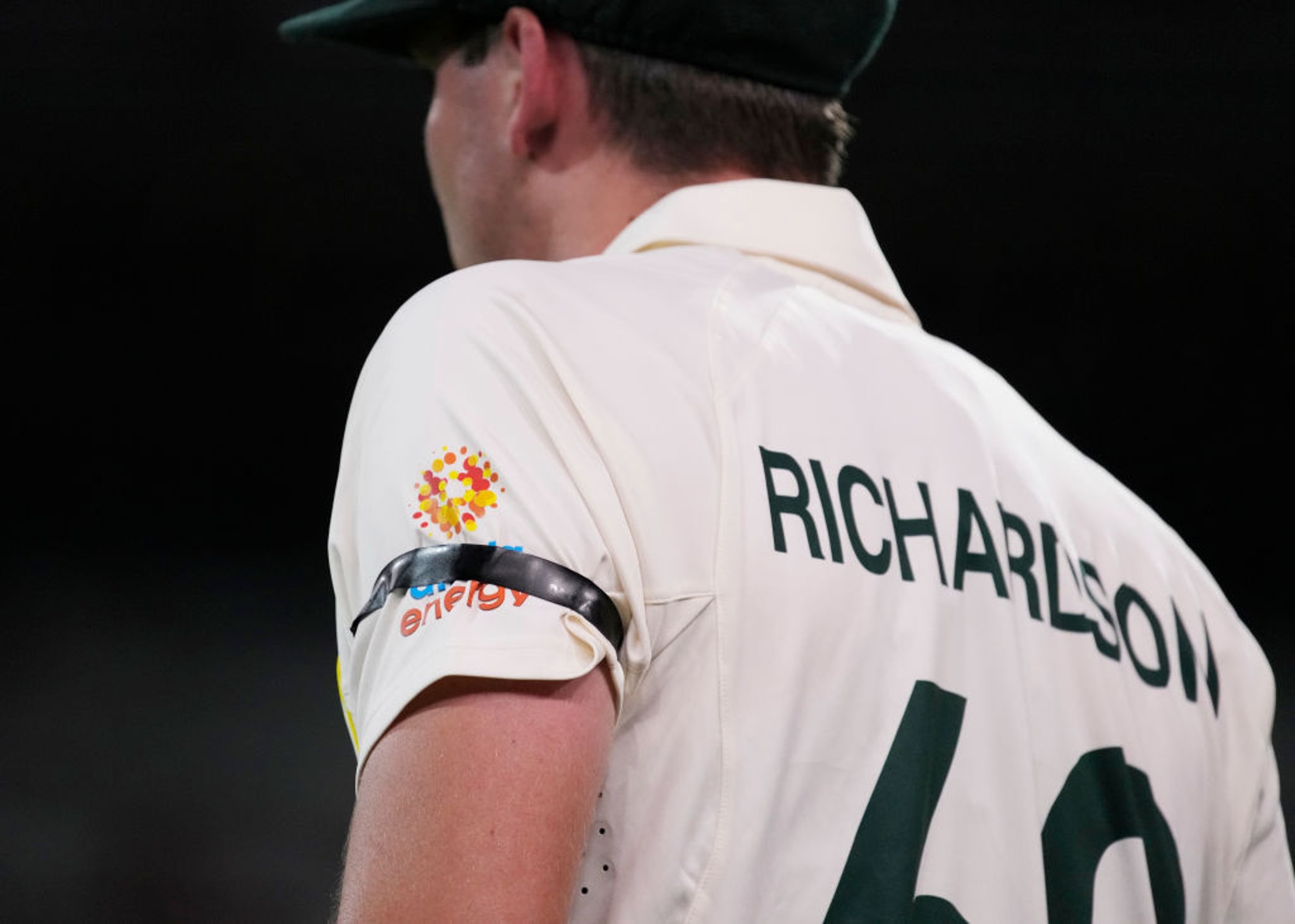 Why are Australia wearing black armbands today? Who Australian