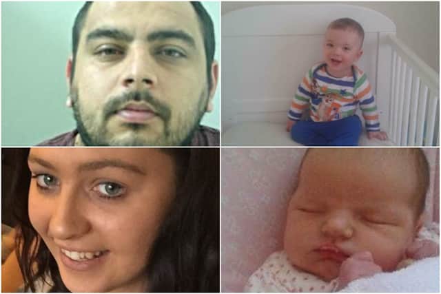 Jordan Monaghan murdered his children Logan and Ruby before going on to kill his new partner Evie Adams six years later.