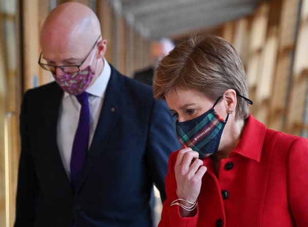 Nicola Sturgeon has said that the Omicron strain has become the dominant variant of Covid-19 in Scotland. (Credit: Getty)