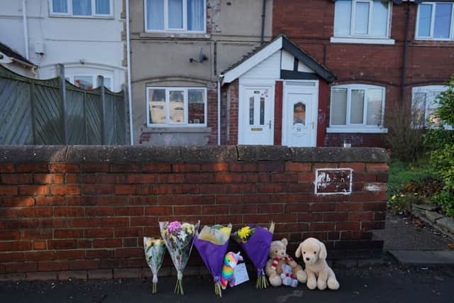 Flowers at the scene (Photo: SWNS)