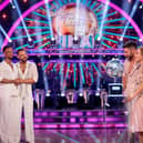 Rose Ayling-Ellis & Giovanni Pernice and John Whaite & Johannes Radebe both performed three dances before the winner was revealed (Photo: Guy Levy/BBC/PA)