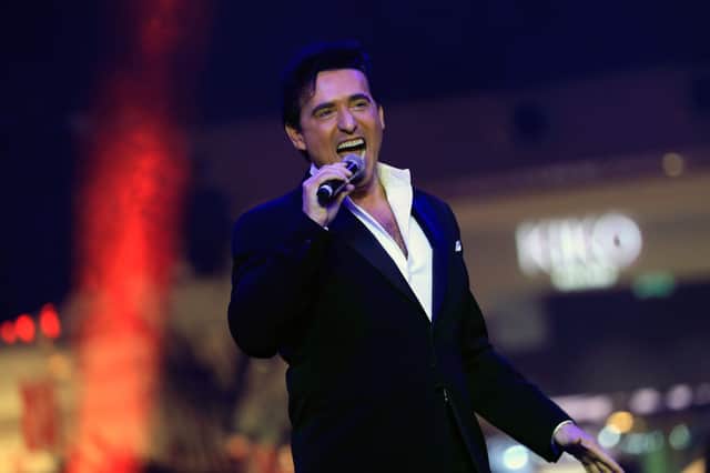 <p>Carlos Marin of Il Divo during the Grand Opening of The Mall of Qatar in 2017 (Photo: John Phillips/Getty Images for Mall of Qatar)</p>