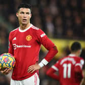 Cristiano Ronaldo of Manchester United. 