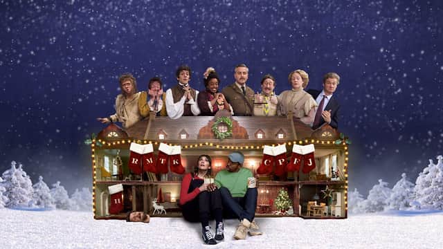 <p>A promotional image for the 2020 Ghosts Christmas special (Credit: BBC/Monumental Television/Guido Mandozzi)</p>