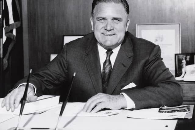 James E. Webb was one of Nasa’s first bosses and was instrumental in the Apollo lunar missions (image: NASA)