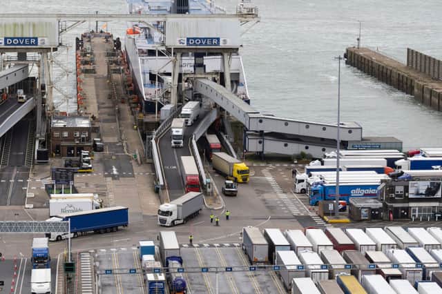 Import and export rules are set to change at border points, such as the Port of Dover, from the New Year (image: Shutterstock)