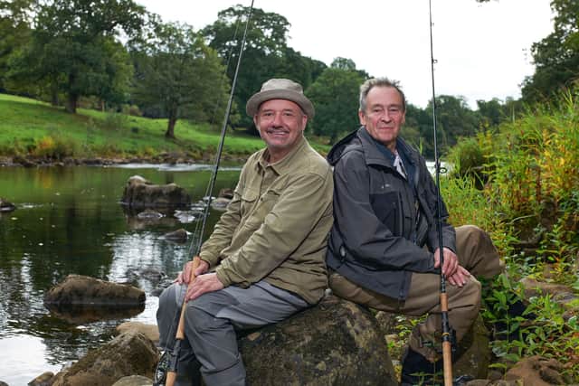 Bob Mortimer and Paul Whitehouse in Gone Christmas Fishing 2021 (Credit: BBC/Owl Power)