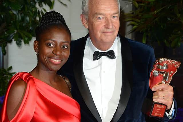 Jon Snow and Precious Lunga at the After Party dinner for the BAFTA awards in 2010 (Photo: Stuart C. Wilson/Getty Images)