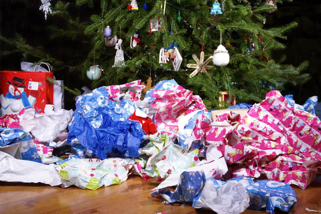 Make sure and check that your wrapping paper is suitable for recycling (Photo: Shutterstock)