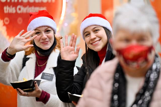 <p>Members of the public continue with their Christmas Shopping in the city centre on December 15, 2021 in Glasgow (Photo: Getty)</p>