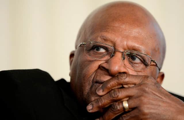 Desmond Tutu received the Nobel Peace Prize in 1984 for his role as a “unifying” force in South Africa (image: AFP/Getty Images)
