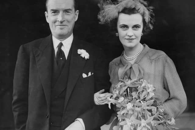 The Duke and Duchess of Argyll on their wedding day, 23 March 1951 (Picture: Getty)