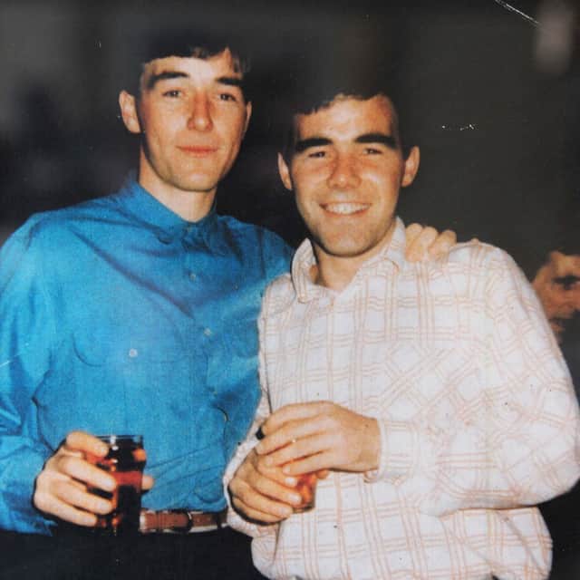 Hillsborough victim Ian and his brother XX, aged 20 and 22 at the time of the tragedy 