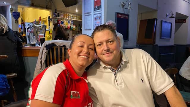 <p>Childhood sweethearts Lisa Clark and Jason Burton are aiming to make it down the aisle after Jason was diagnosed with terminal cancer. (Credit: GoFundMe)</p>