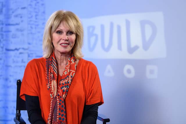 Joanna Lumley during a BUILD panel discussion (Photo: Joe Maher/Getty Images)