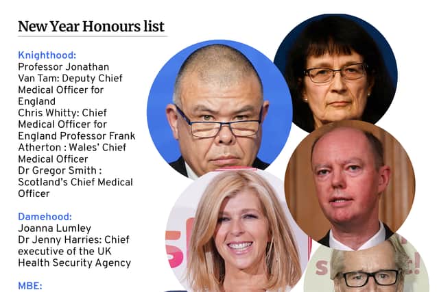 New Year honours list 2022: full list of people receiving honours