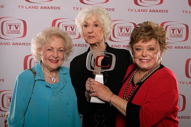 Betty White and Golden Girls costars Beatrice Arthur and Rue McClanahan (Photo: Todd Williamson/Getty Images for TV Land)