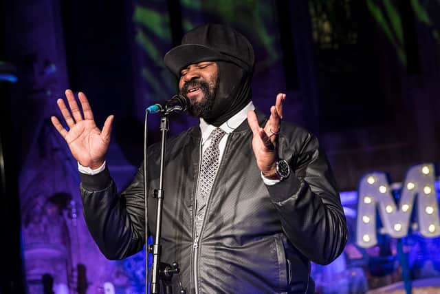Gregory Porter singing for Magic FM in aid of Macmillan Cancer Support (Photo: John Phillips/Getty Images)