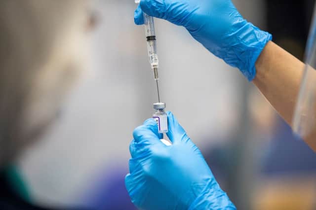 Covid vaccines are a controversial subject in the USA, with 27% of the population having thus far refused to have one (image: AFP/Getty Images)