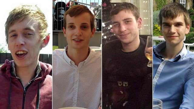 <p>Stephen Port’s victims (L-R): Anthony Walgate, Gabriel Kovari, Jack Taylor and Daniel Whitworth </p>
