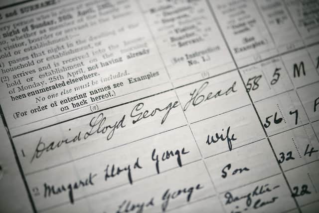 The 1921 Census record shows the Prime Minister David Lloyd George, aged 58, at Chequers (Photo: PA)