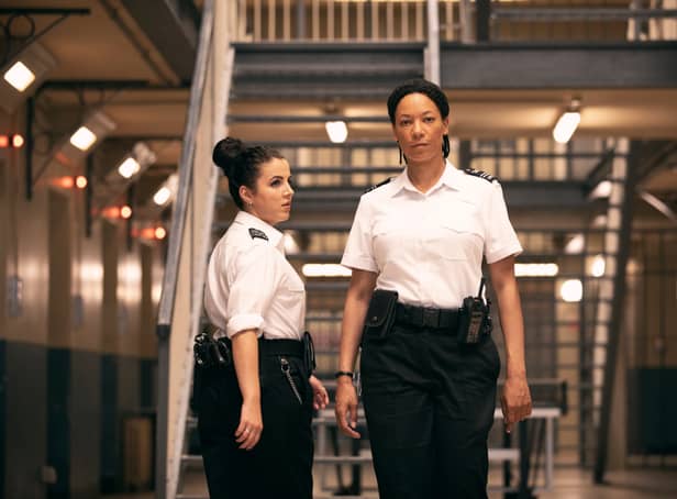 <p>Jamie-Lee O’Donnell and Nina Sosanya in Screw (Credit: Mark Mainz/Channel 4)</p>