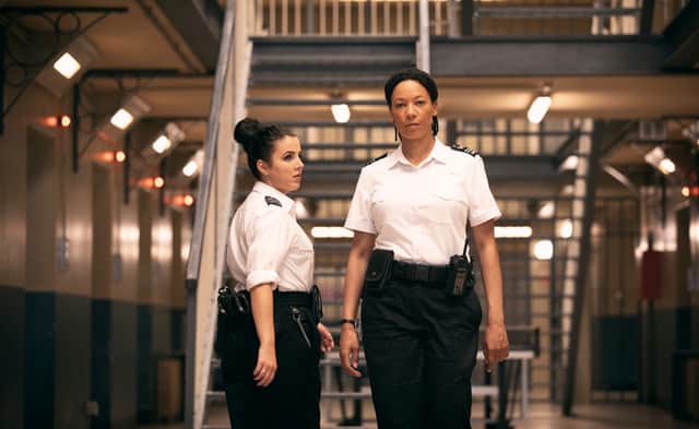 Jamie-Lee O’Donnell and Nina Sosanya in Screw (Credit: Mark Mainz/Channel 4)