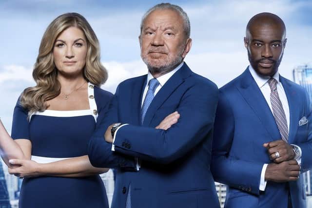 Campbell joins Baroness Karren Brady and Lord Sugar on the BBC show