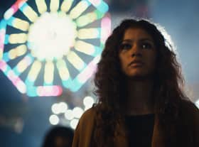 Zendaya as Rue in Euphoria (Credit: HBO)